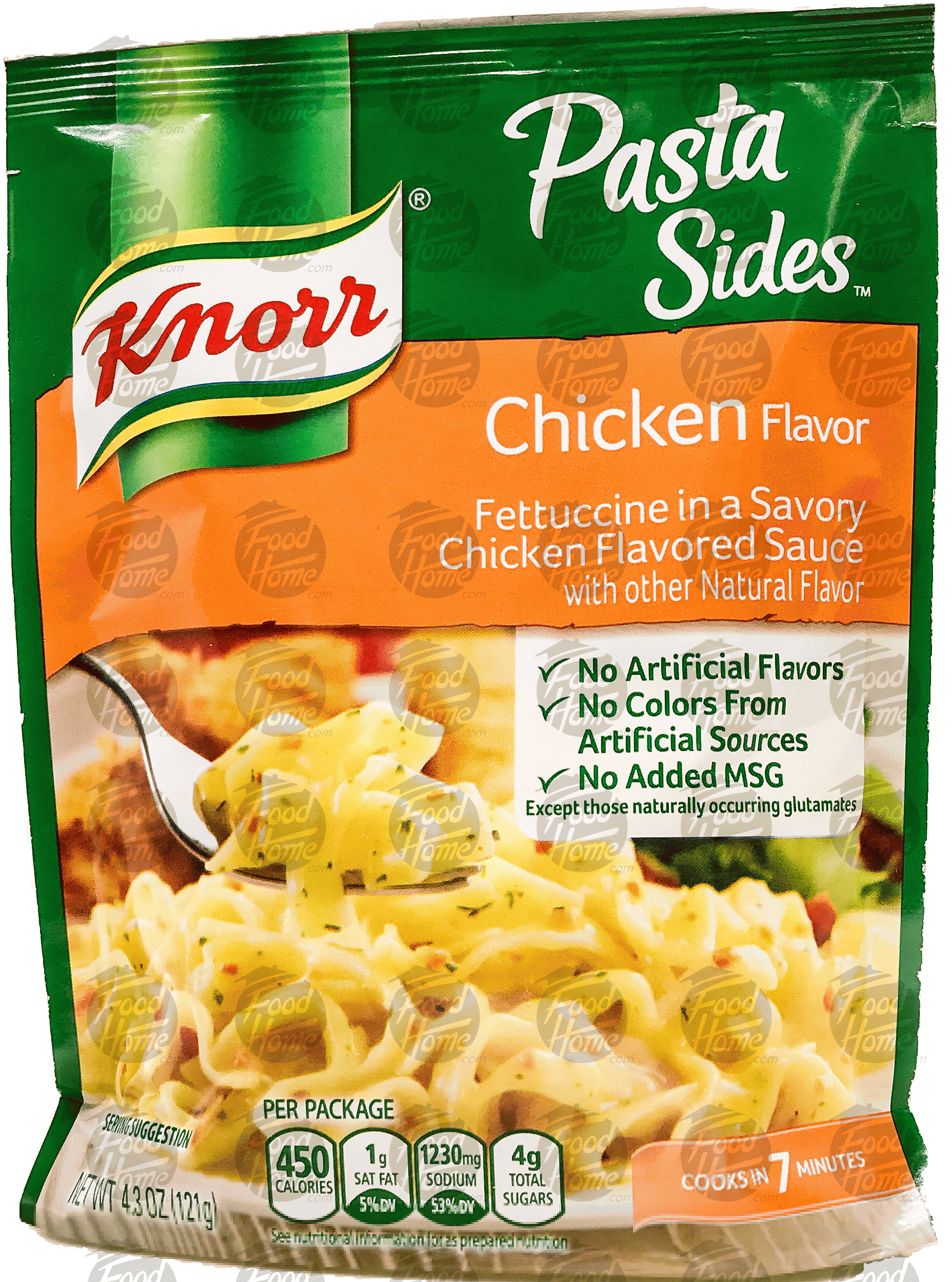 Knorr Pasta Sides chicken, fettuccini in a savory chicken flavored sauce Full-Size Picture